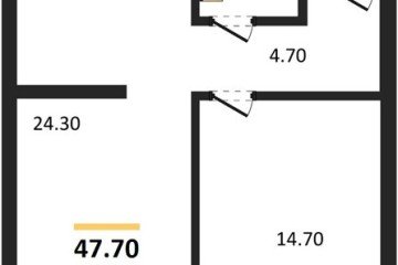 Фото №1: 1-комнатная квартира 47 м², 12/16 эт. - Краснодар, мкр. Догма Парк, ул. Марины Цветаевой, 35