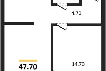 Фото №1: 1-комнатная квартира 47 м², 12/16 эт. - Краснодар, мкр. Догма Парк, ул. Марины Цветаевой, 35