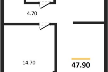 Фото №1: 1-комнатная квартира 47 м², 6/16 эт. - Краснодар, мкр. Догма Парк, ул. Марины Цветаевой, 36