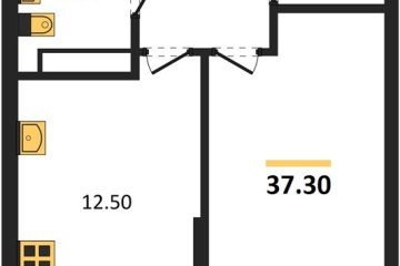 Фото №1: 1-комнатная квартира 37 м², 12/16 эт. - Краснодар, мкр. Догма Парк, ул. Марины Цветаевой, 36