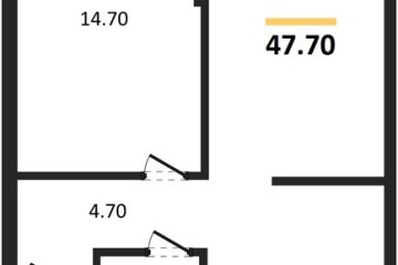 Фото №1: 1-комнатная квартира 47 м², 12/16 эт. - Краснодар, мкр. Догма Парк, ул. Марины Цветаевой, 36