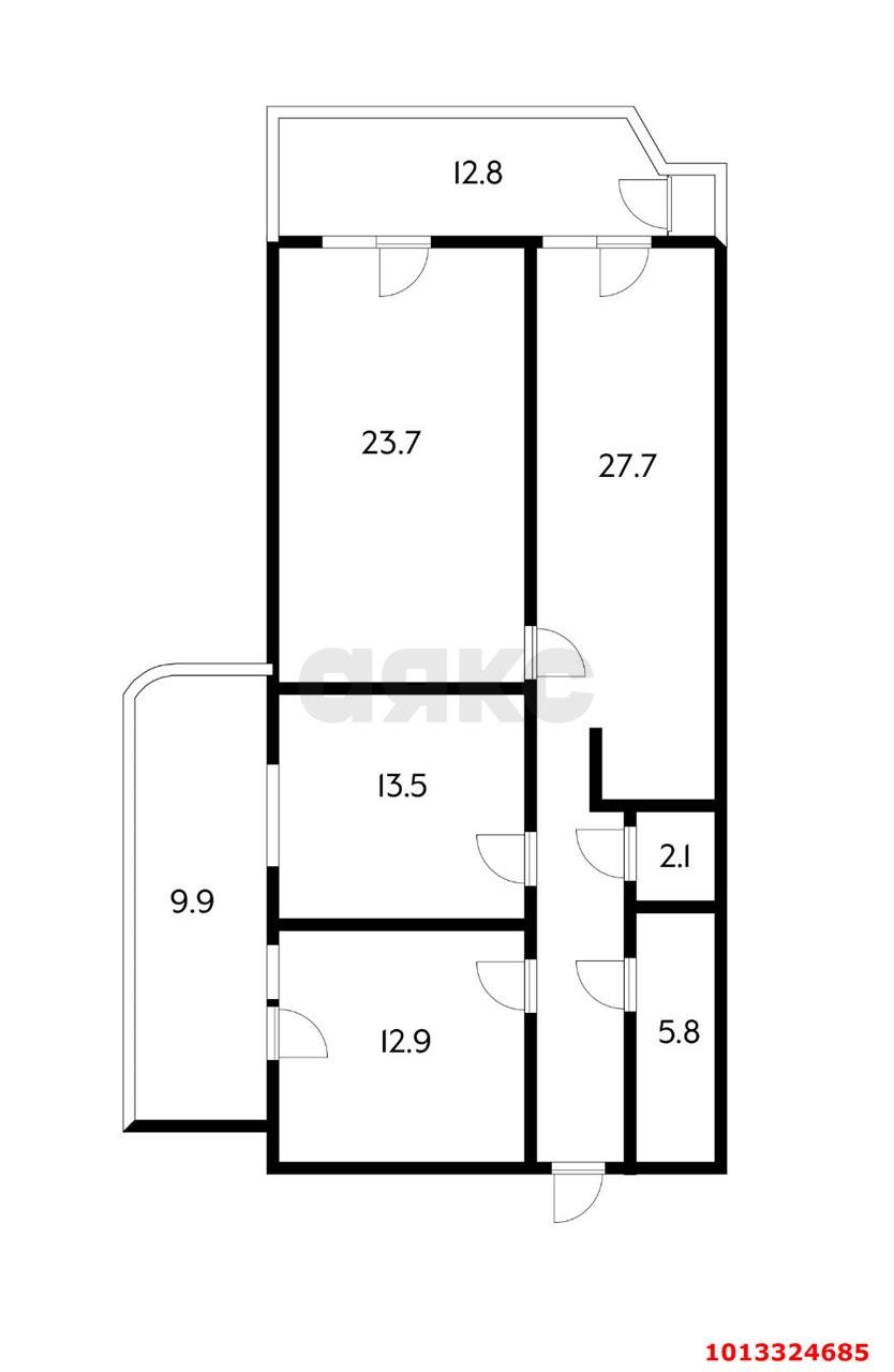 Фото №8: 3-комнатная квартира 119 м² - Сочи, Мамайка, ул. Волжская, 44