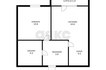 Фото №1: 1-комнатная квартира 34 м², 14/16 эт. - Краснодар, мкр. жилой комплекс Ракурс, ул. имени Героя Ростовского, 8