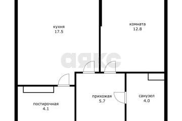 Фото №1: 1-комнатная квартира 44 м², 16/16 эт. - Краснодар, мкр. Догма Парк, ул. Марины Цветаевой, 2