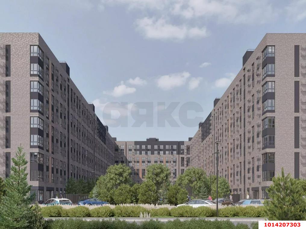 Фото №3: 1-комнатная квартира 36&nbsp;м², 7/9&nbsp;эт. - Краснодар, Прикубанский внутригородской округ, мкр. жилой комплекс Зелёная Территория, ул. имени Генерала Брусилова, 5лит1.1
