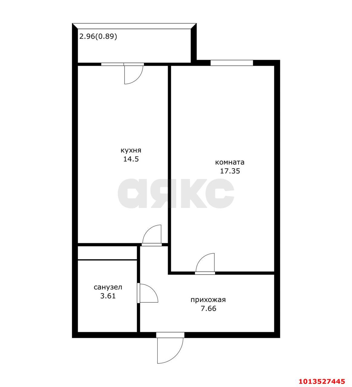 Фото №13: 1-комнатная квартира 50 м² - Краснодар, жилой комплекс Восточный Парк, ул. имени Дмитрия Благоева, 29к3