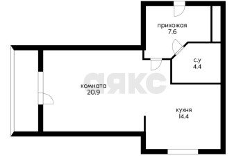 Фото №2: 1-комнатная квартира 52 м² - Краснодар, мкр. Солнечный, ул. Архитектора Ишунина, 3