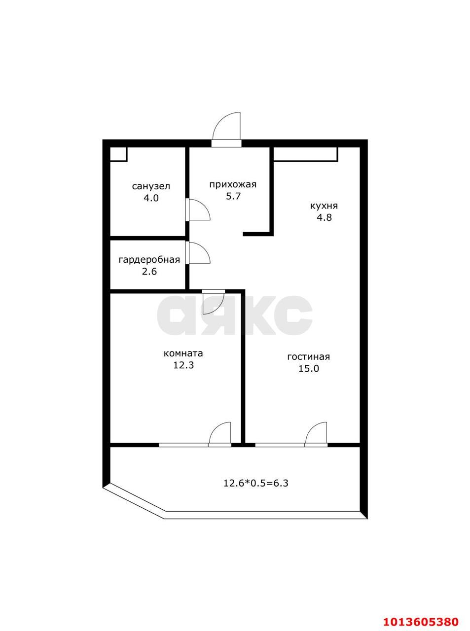 Фото №8: 2-комнатная квартира 51 м² - Краснодар, жилой комплекс Титаны, б-р Адмирала Пустошкина, 11