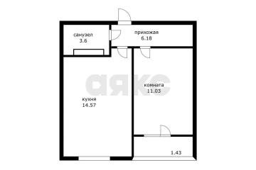 Фото №1: 1-комнатная квартира 34&nbsp;м², 12/24&nbsp;эт. - Краснодар, мкр. ЖК Смородина, ул. Владимира Жириновского, 1к1