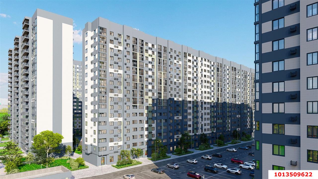 Фото №3: 1-комнатная квартира 36&nbsp;м², 12/24&nbsp;эт. - Краснодар, Карасунский внутригородской округ, мкр. ЖК Смородина, ул. Владимира Жириновского, 1к1
