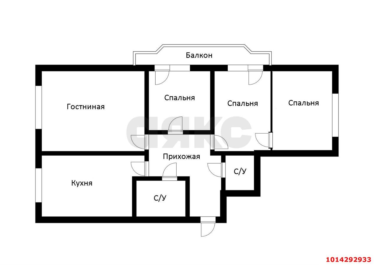 Фото №20: 3-комнатная квартира 94 м² - Краснодар, 40 лет Победы, ул. Краснофлотская