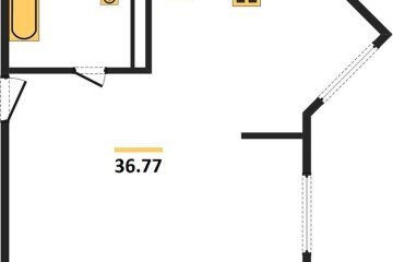 Фото №1: 1-комнатная квартира 36 м², 8/24 эт. - Краснодар, мкр. Черёмушки,