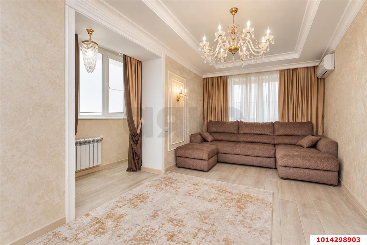 Фото №7: 3-комнатная квартира 90&nbsp;м², 20/24&nbsp;эт. - Краснодар, Прикубанский внутригородской округ, Фестивальный, ЖК Трио, мкр. Солнечный, ул. Казбекская, 5