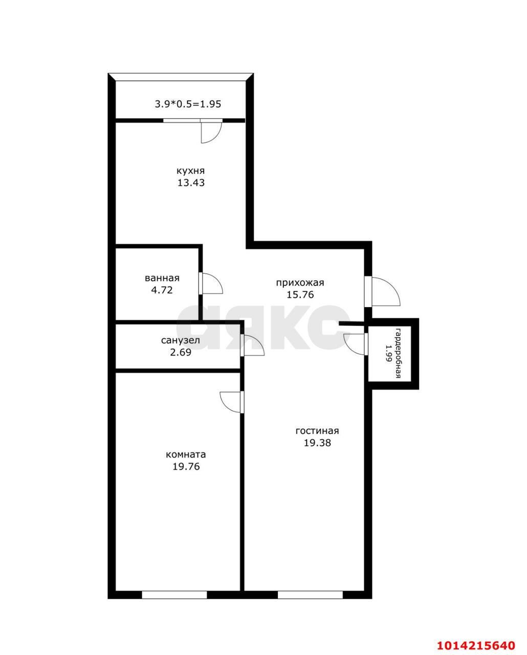 Фото №9: 2-комнатная квартира 80&nbsp;м², 23/24&nbsp;эт. - Краснодар, Карасунский внутригородской округ, Гидростроителей, мкр. жилой комплекс Поющие Фонтаны, ул. Невкипелого, 18к2