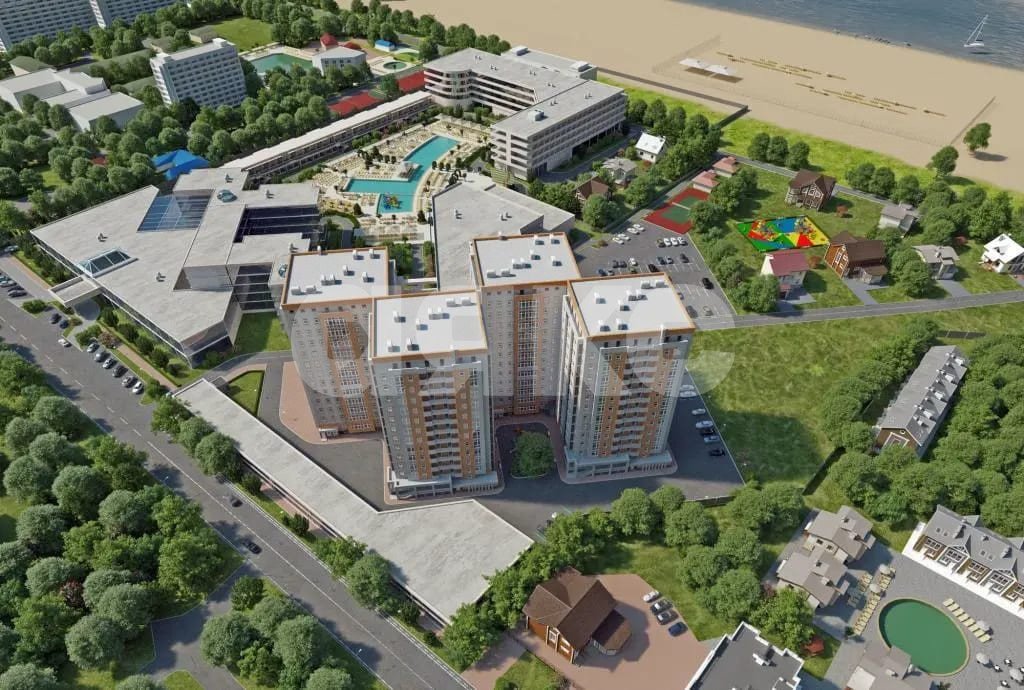 Фото №19: Апартаменты 38&nbsp;м², 12/13&nbsp;эт. - Анапа, пр-кт Пионерский, 57к4