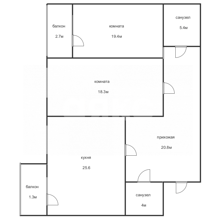 Фото №12: 3-комнатная квартира 104&nbsp;м², 3/5&nbsp;эт. - Геленджик, ул. Пионерская, 2
