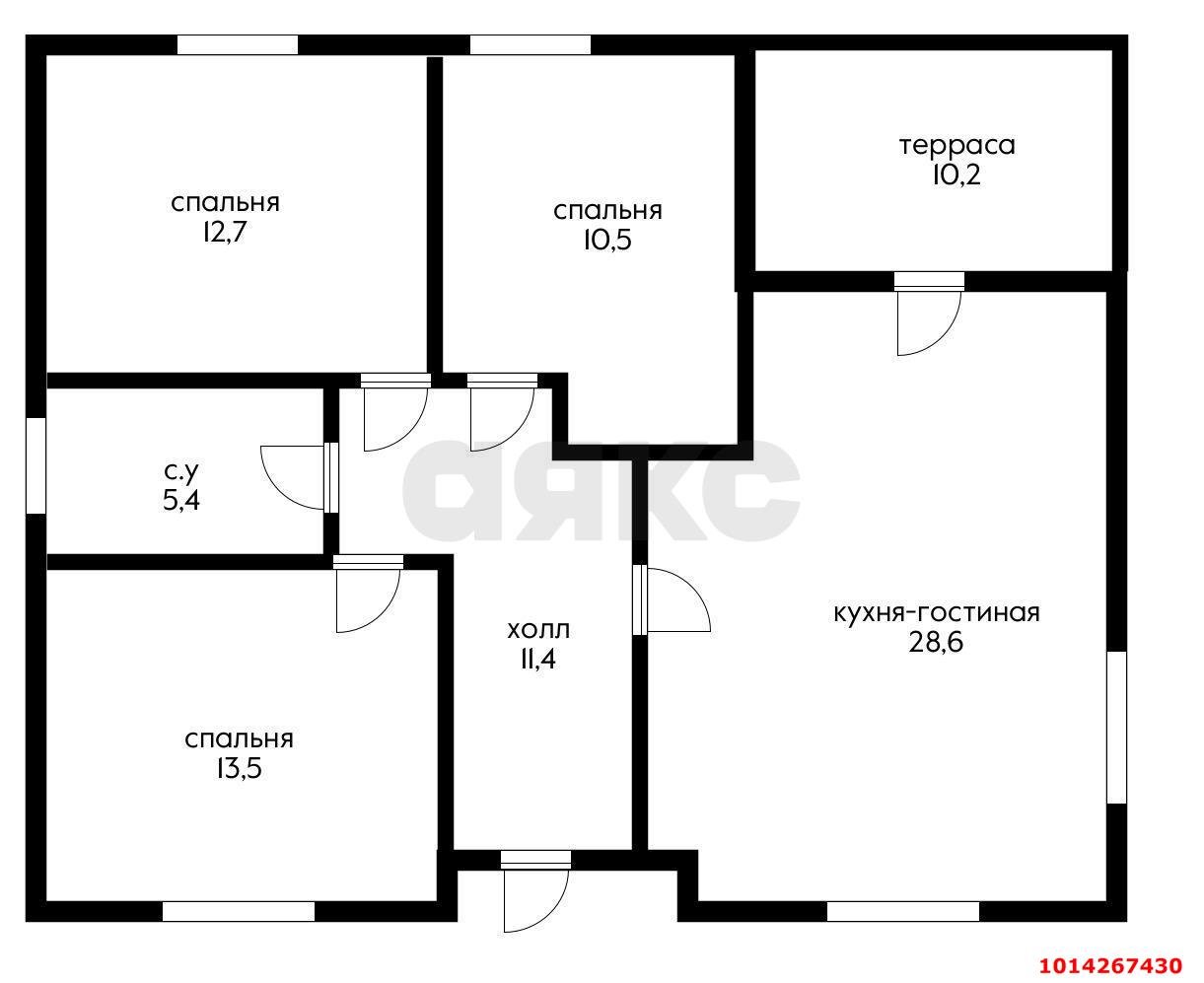 Фото №17: Дом 82&nbsp;м² + 3.45&nbsp;сот., 1&nbsp;эт. - Ленина, Карасунский внутригородской округ, мкр. территория ДНТ Виктория, ул. Краснодарская, 81/1