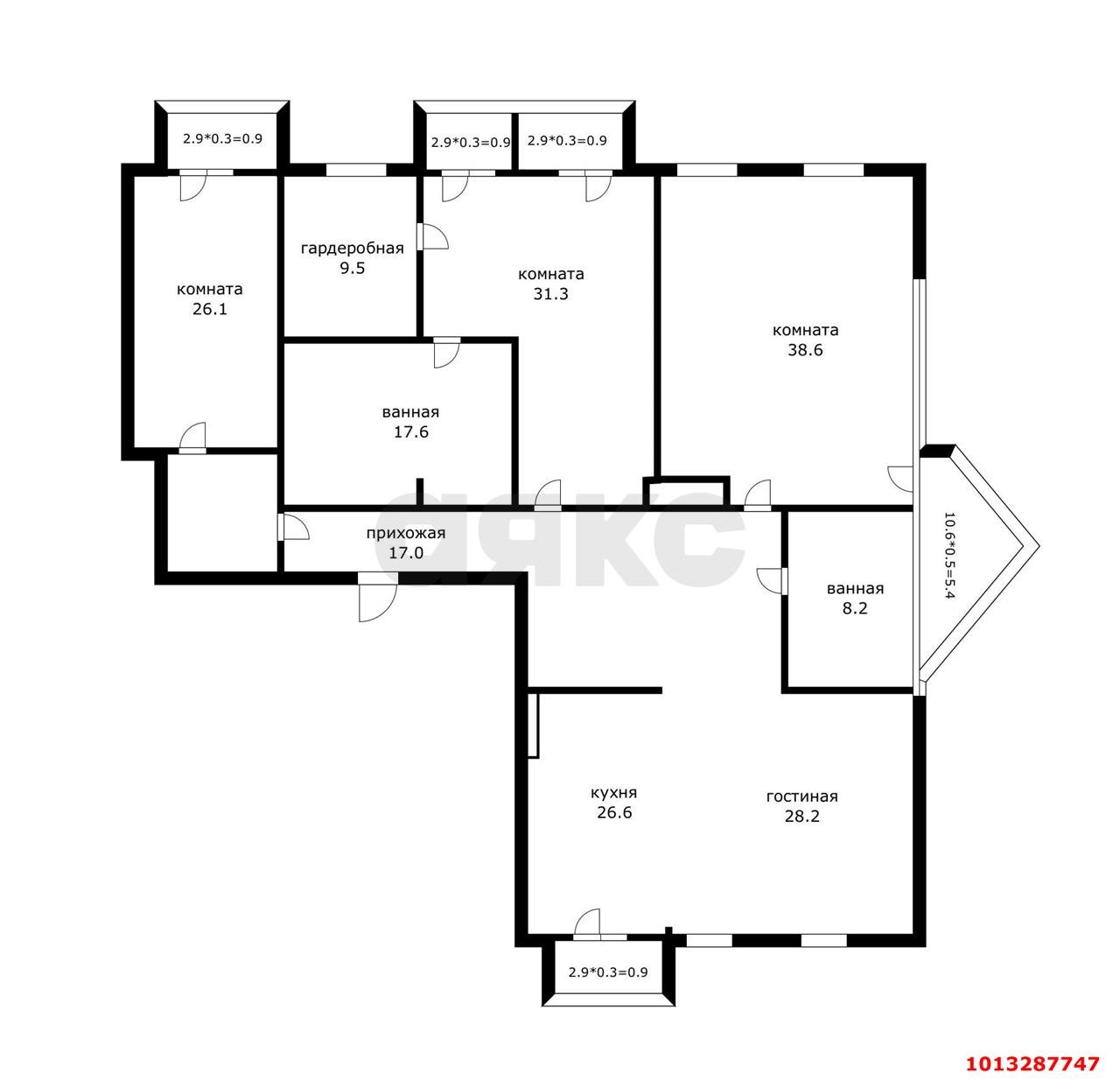 Фото №18: 4-комнатная квартира 251&nbsp;м², 3/5&nbsp;эт. - Краснодар, Прикубанский внутригородской округ, мкр. Немецкая Деревня, ул. Баварская, 8