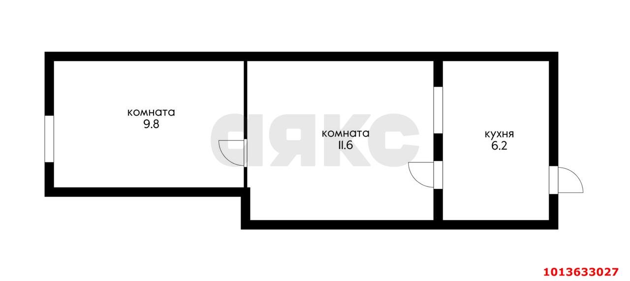 Фото №5: 2-комнатная квартира 27&nbsp;м², 1/1&nbsp;эт. - Краснодар, Прикубанский внутригородской округ, мкр. Фестивальный, ул. Фестивальная, 17/1