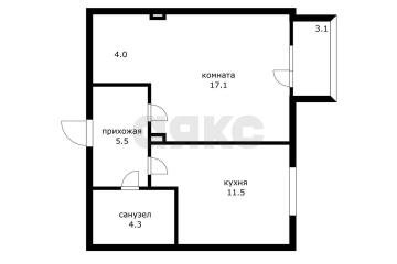 Фото №1: 1-комнатная квартира 42&nbsp;м², 1/3&nbsp;эт. - Новая Адыгея, ул. Западная, 7