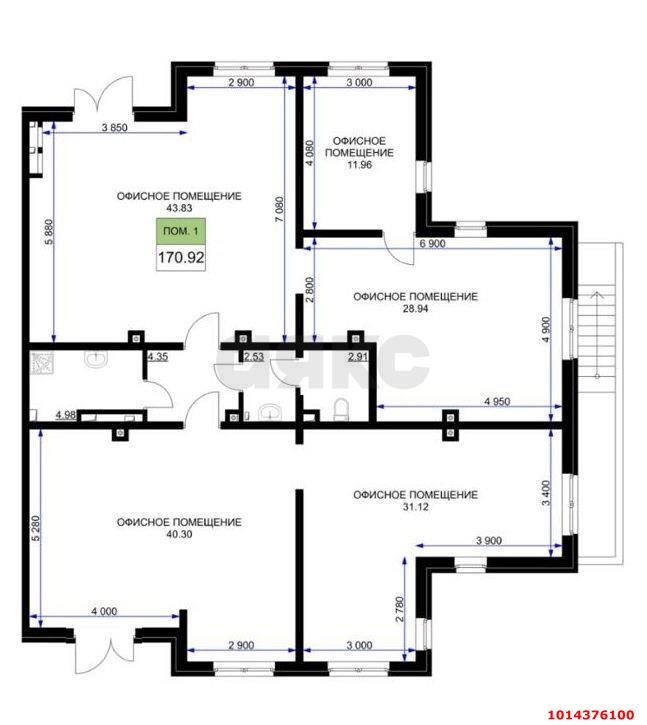 Фото №5: Торговое помещение 170&nbsp;м², 1/17&nbsp;эт. - Краснодар, мкр. Прикубанский внутригородской округ
