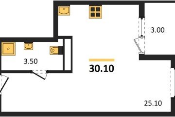 Фото №1: Студия 31 м², 13/18 эт. - Краснодар, мкр. Карасунский внутригородской округ, ул. Виктора Казанцева