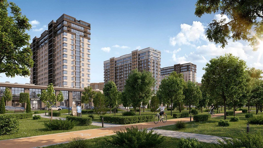 Фото №2: 1-комнатная квартира 46&nbsp;м², 16/16&nbsp;эт. - Краснодар, Прикубанский внутригородской округ, мкр. Догма Парк
