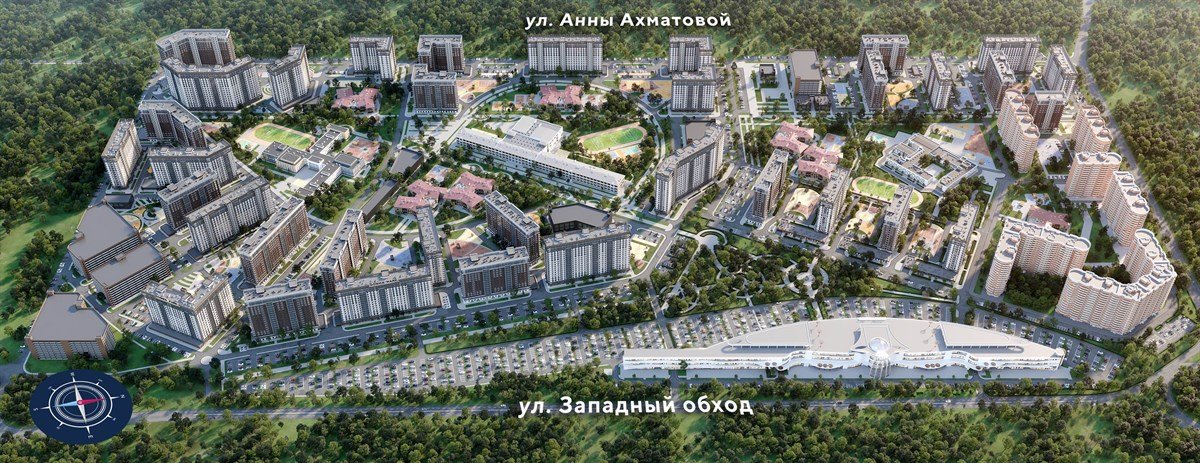 Фото №3: 1-комнатная квартира 40&nbsp;м², 16/16&nbsp;эт. - Краснодар, Прикубанский внутригородской округ, мкр. Догма Парк