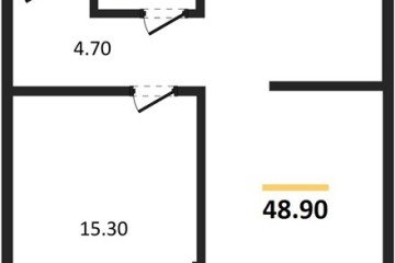 Фото №1: 1-комнатная квартира 48 м², 19/19 эт. - Краснодар, мкр. Догма Парк,
