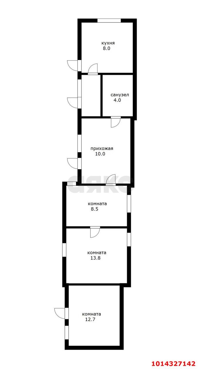 Фото №12: Часть дома 63&nbsp;м² + 3.24&nbsp;сот., 1&nbsp;эт. - Краснодар, Центральный внутригородской округ, мкр. Покровка, ул. Садовая, 102