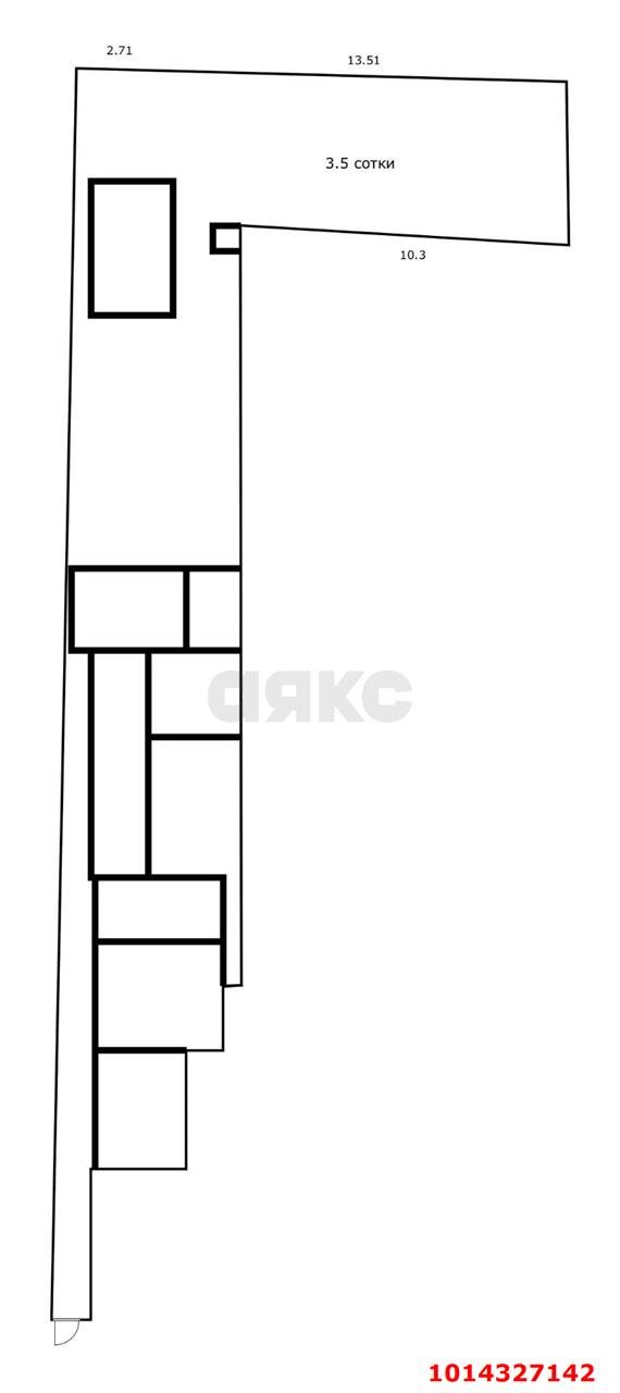 Фото №13: Часть дома 63&nbsp;м² + 3.24&nbsp;сот., 1&nbsp;эт. - Краснодар, Центральный внутригородской округ, мкр. Покровка, ул. Садовая, 102