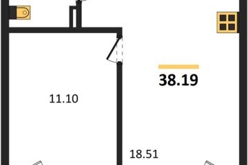 Фото №1: 1-комнатная квартира 44 м², 3/4 эт. - Южный, мкр. жилой комплекс Южные Соседи,