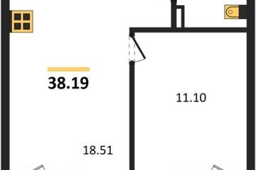 Фото №1: 1-комнатная квартира 44 м², 4/4 эт. - Южный, мкр. жилой комплекс Южные Соседи,