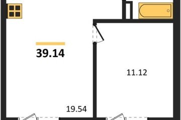 Фото №1: 1-комнатная квартира 46 м², 4/4 эт. - Южный, мкр. жилой комплекс Южные Соседи,