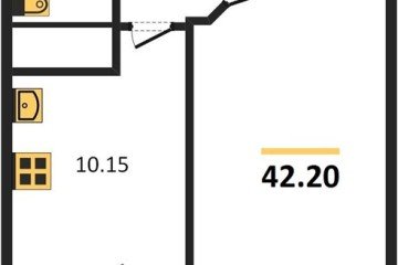 Фото №1: 1-комнатная квартира 42 м², 11/22 эт. - Берёзовый, мкр. жилой комплекс Огурцы, ул. Целиноградская, 2Ик2