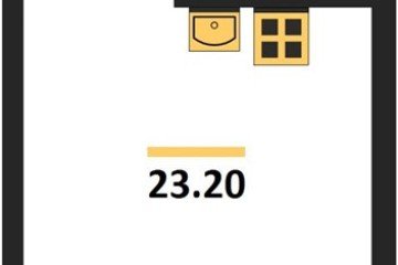 Фото №1: Студия 23 м², 2/9 эт. - Краснодар, мкр. Прикубанский внутригородской округ,
