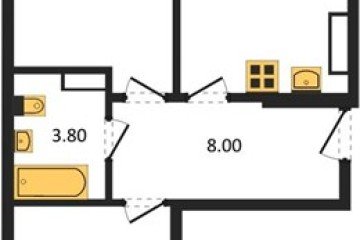 Фото №1: 2-комнатная квартира 63 м², 8/9 эт. - Краснодар, мкр. Прикубанский внутригородской округ,