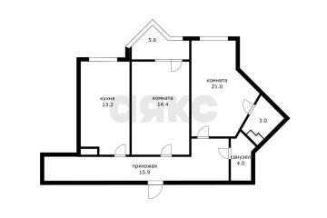 Фото №1: 2-комнатная квартира 71&nbsp;м², 9/12&nbsp;эт. - Краснодар, мкр. 2-я Площадка, ул. Ветеранов, 85к5