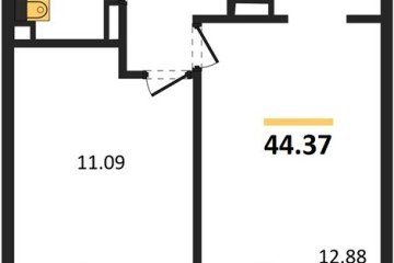 Фото №1: 1-комнатная квартира 44 м², 7/9 эт. - Краснодар, мкр. жилой комплекс Югге,