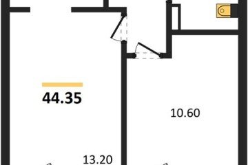 Фото №1: 1-комнатная квартира 44 м², 7/9 эт. - Краснодар, мкр. жилой комплекс Югге,