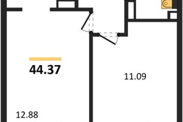 Фото №1: 1-комнатная квартира 44 м², 7/9 эт. - Краснодар, мкр. жилой комплекс Югге,