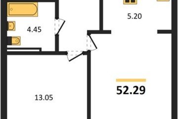 Фото №1: 1-комнатная квартира 57 м², 1/9 эт. - Краснодар, мкр. жилой комплекс Югге,