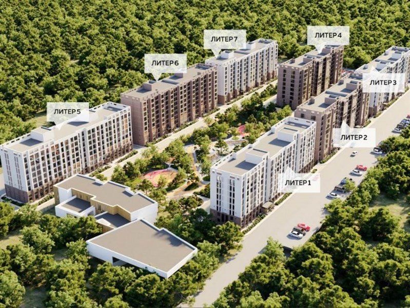 Фото №2: Студия 34&nbsp;м², 1/9&nbsp;эт. - Краснодар, Прикубанский внутригородской округ, мкр. жилой комплекс Югге