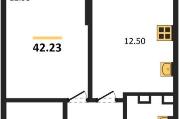 Фото №1: 1-комнатная квартира 44 м², 1/9 эт. - Краснодар, мкр. жилой комплекс Югге,
