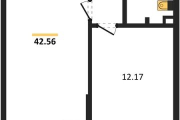 Фото №1: 1-комнатная квартира 45 м², 1/9 эт. - Краснодар, мкр. жилой комплекс Югге,