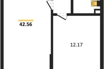 Фото №1: 1-комнатная квартира 45 м², 1/9 эт. - Краснодар, мкр. жилой комплекс Югге,