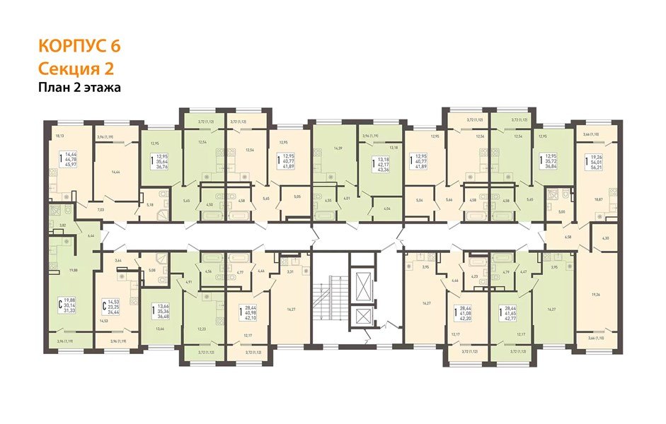 Фото №4: 1-комнатная квартира 44&nbsp;м², 2/9&nbsp;эт. - Краснодар, Прикубанский внутригородской округ, мкр. жилой комплекс Югге