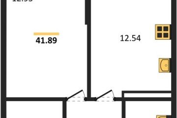 Фото №1: 1-комнатная квартира 44 м², 6/9 эт. - Краснодар, мкр. жилой комплекс Югге,