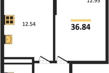 Фото №1: 1-комнатная квартира 39 м², 9/9 эт. - Краснодар, мкр. жилой комплекс Югге,