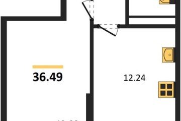 Фото №1: 1-комнатная квартира 39 м², 9/9 эт. - Краснодар, мкр. жилой комплекс Югге,